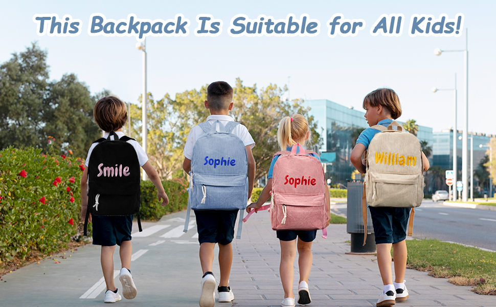personalised backpack