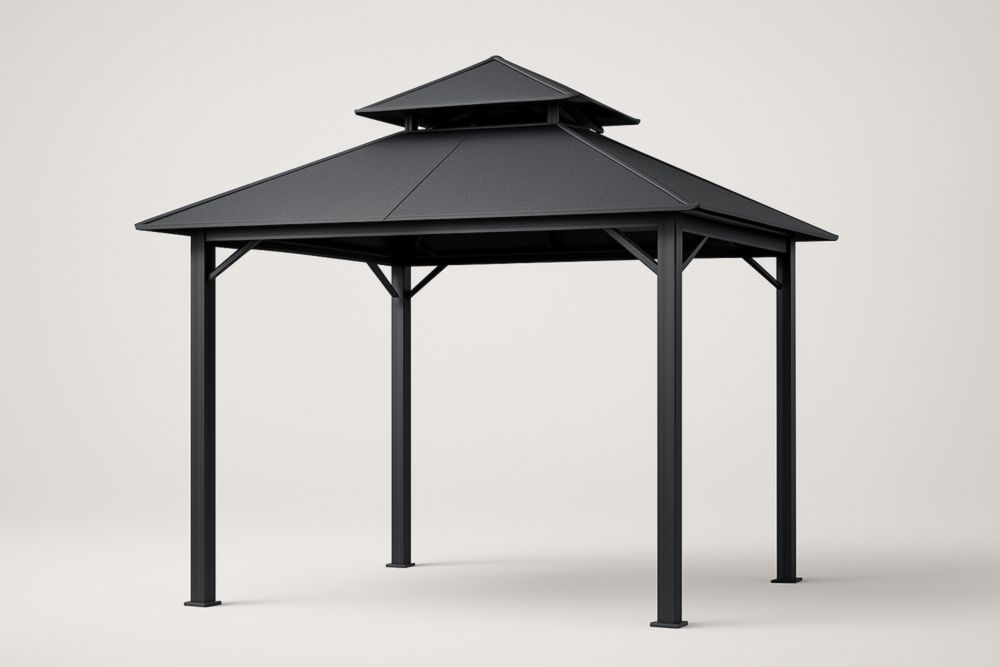 Gazebo in Acciaio Zincato