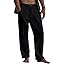 Mens Casual Linen Pants Loose Fit Wide Leg Pants Elastic Drawstring Waist Straight-Legs Summer Yoga Beach Long Pants
