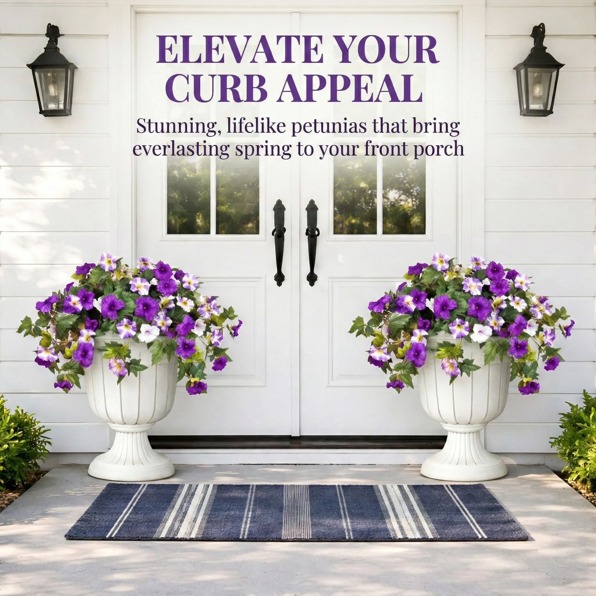 Spring Bloom Artificial Petunia Arrangement