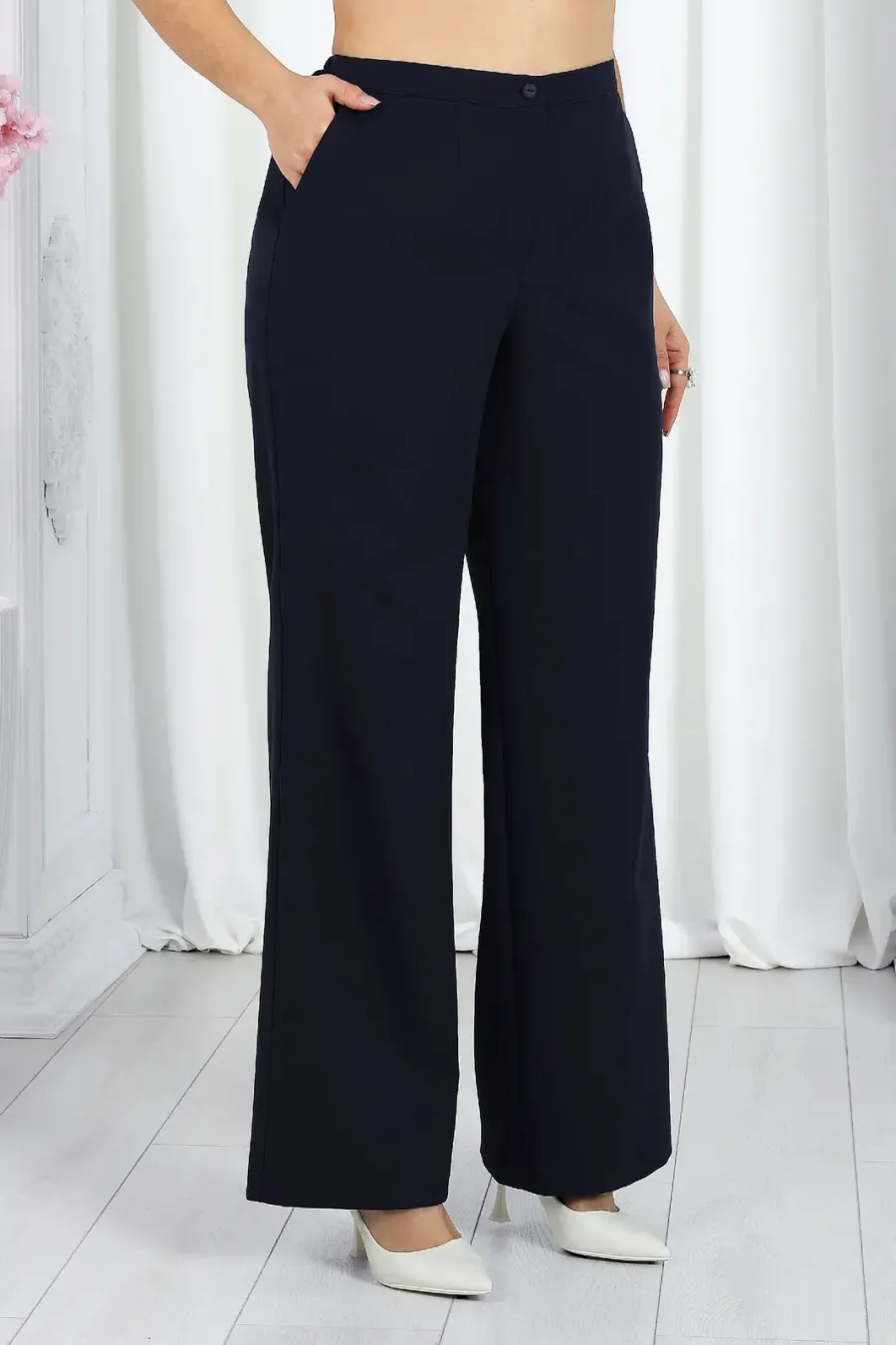 Elegant Layered Chiffon High-Low Top and Pants Two Piece Set (Buy 2 Free Shipping)