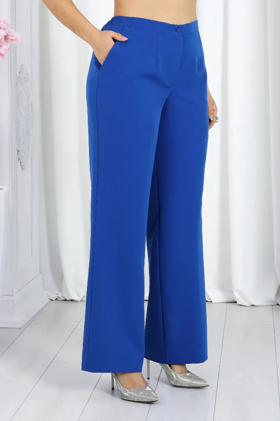 Elegant Layered Chiffon High-Low Top and Pants Two Piece Set (Buy 2 Free Shipping)