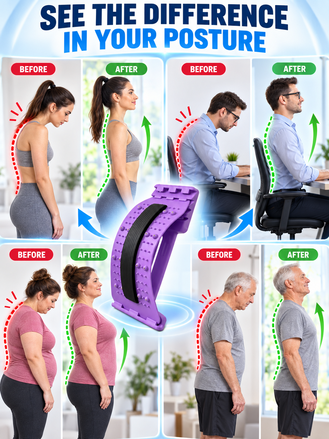 LIE DOWN FOR MINUTES — SEE A FLATTER, TIGHTER-LOOKING WAIST! The Effortless Waist-Sculpting Stretcher Designed to Make Your Midsection Look More Defined — Fast! 💪