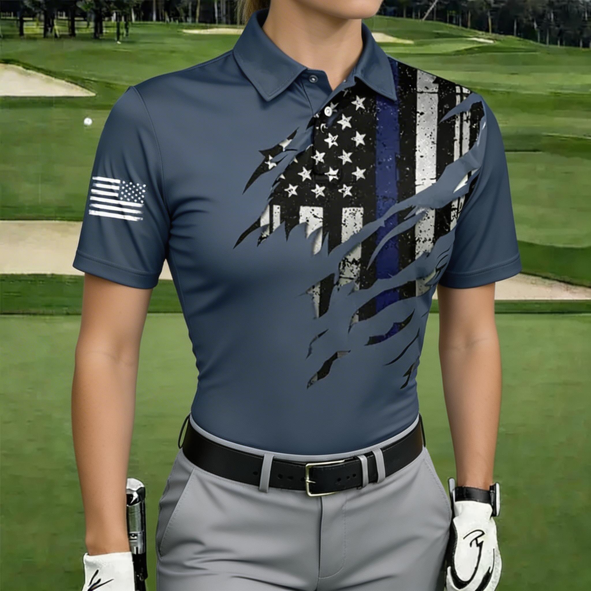 Women's America 250th Anniversary Print Polo Shirt