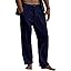 Mens Casual Linen Pants Loose Fit Wide Leg Pants Elastic Drawstring Waist Straight-Legs Summer Yoga Beach Long Pants