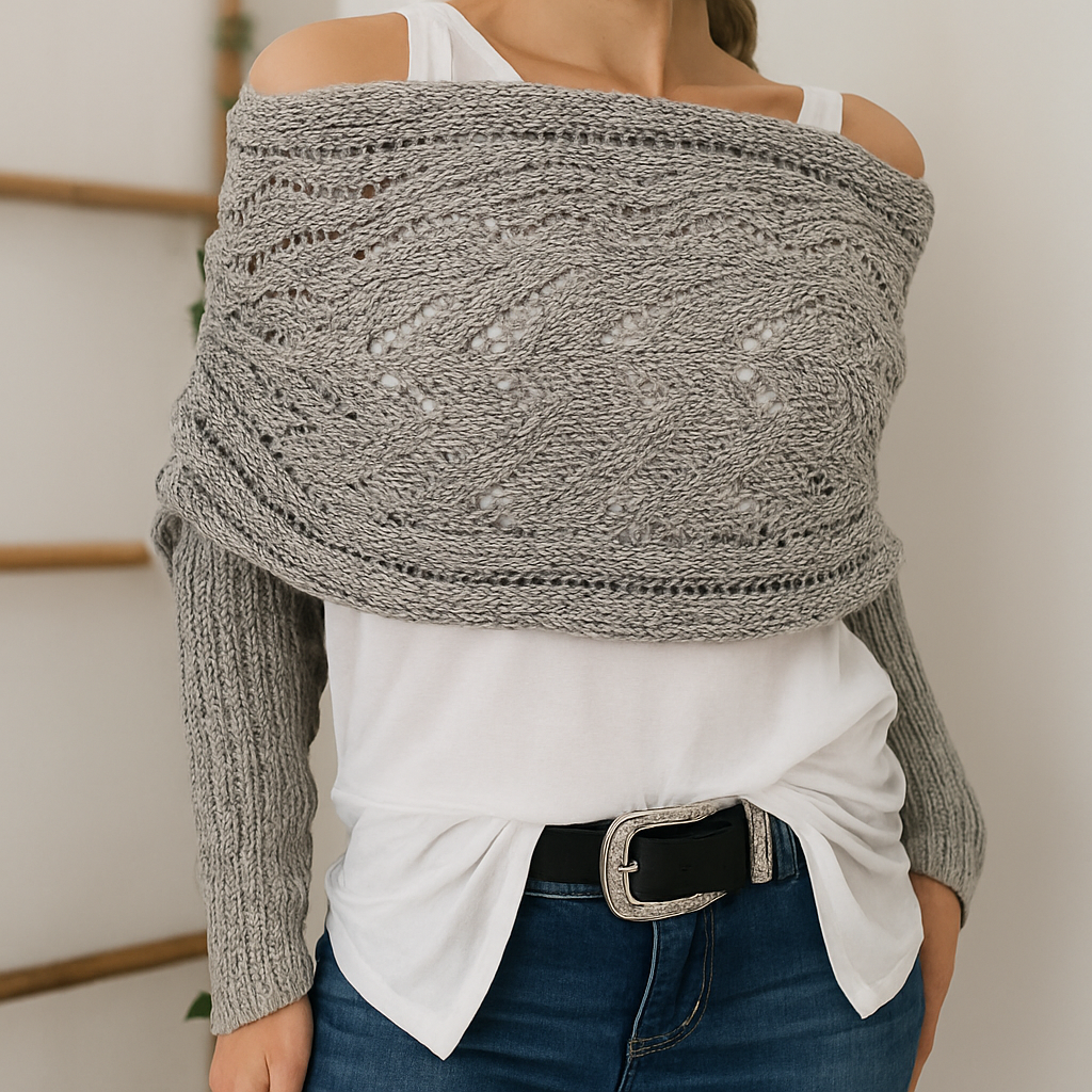 🧶Women's Knitted Double Sleeve Scarf🧣