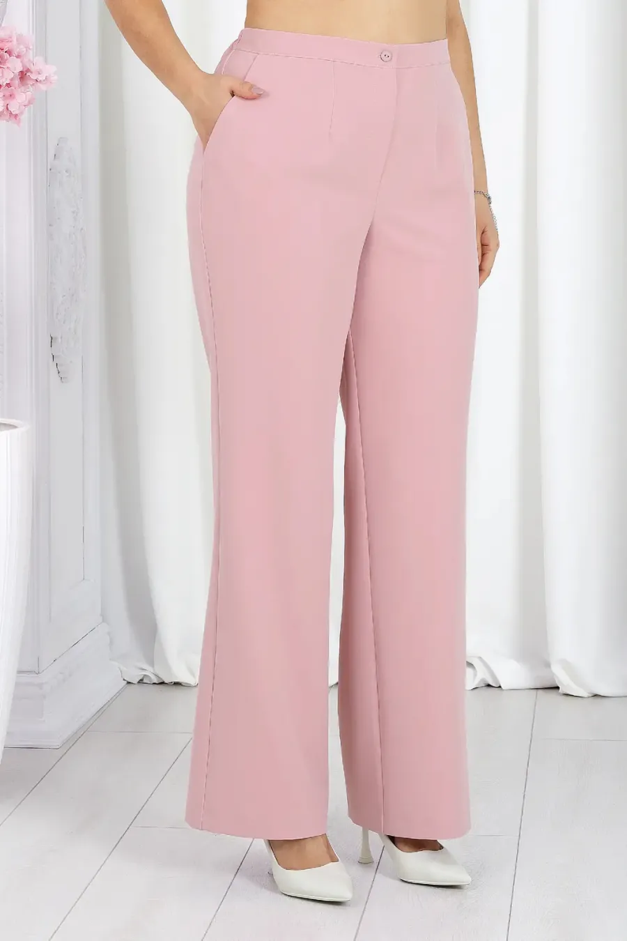 Elegant Layered Chiffon High-Low Top and Pants Two Piece Set (Buy 2 Free Shipping)
