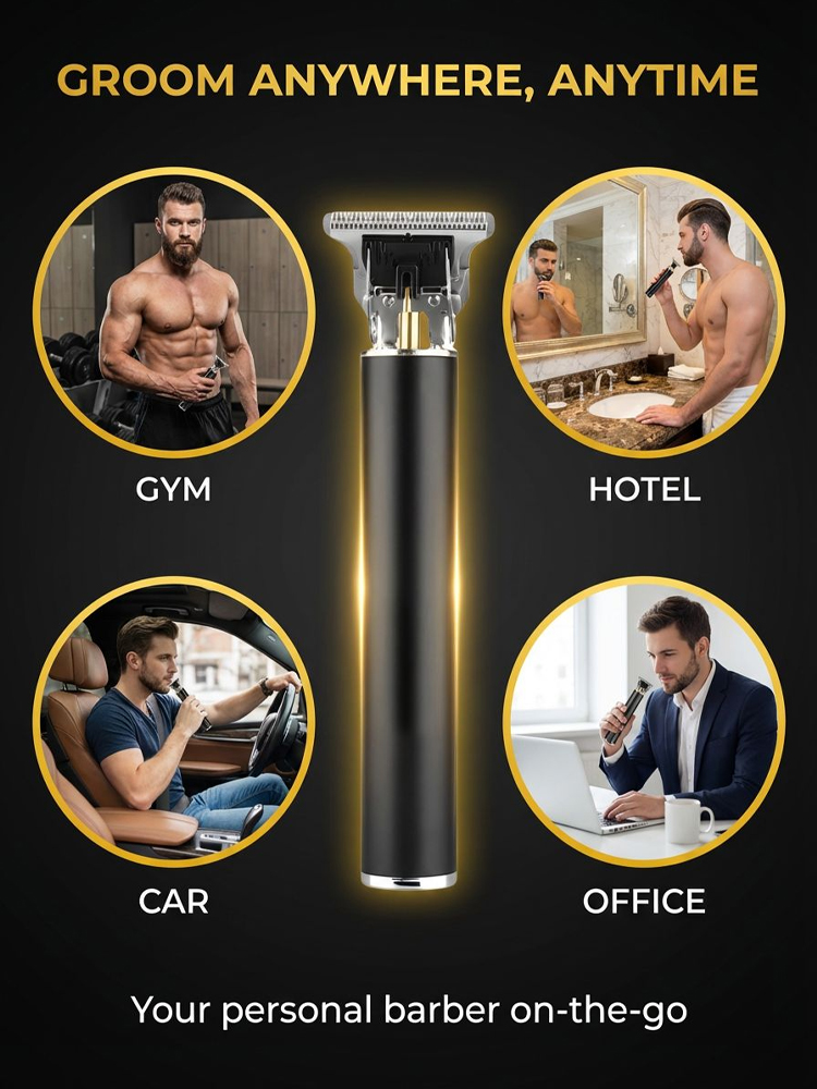 Silent and no-stuck hair Electric oil-cut carving hair clipper【👍Haircut, Shave, and Hair Removal in One!】【👍Lifetime warranty; free replacement for any issues within one year!！】