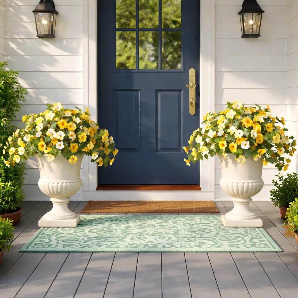 Spring Bloom Artificial Petunia Arrangement