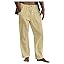 Mens Casual Linen Pants Loose Fit Wide Leg Pants Elastic Drawstring Waist Straight-Legs Summer Yoga Beach Long Pants