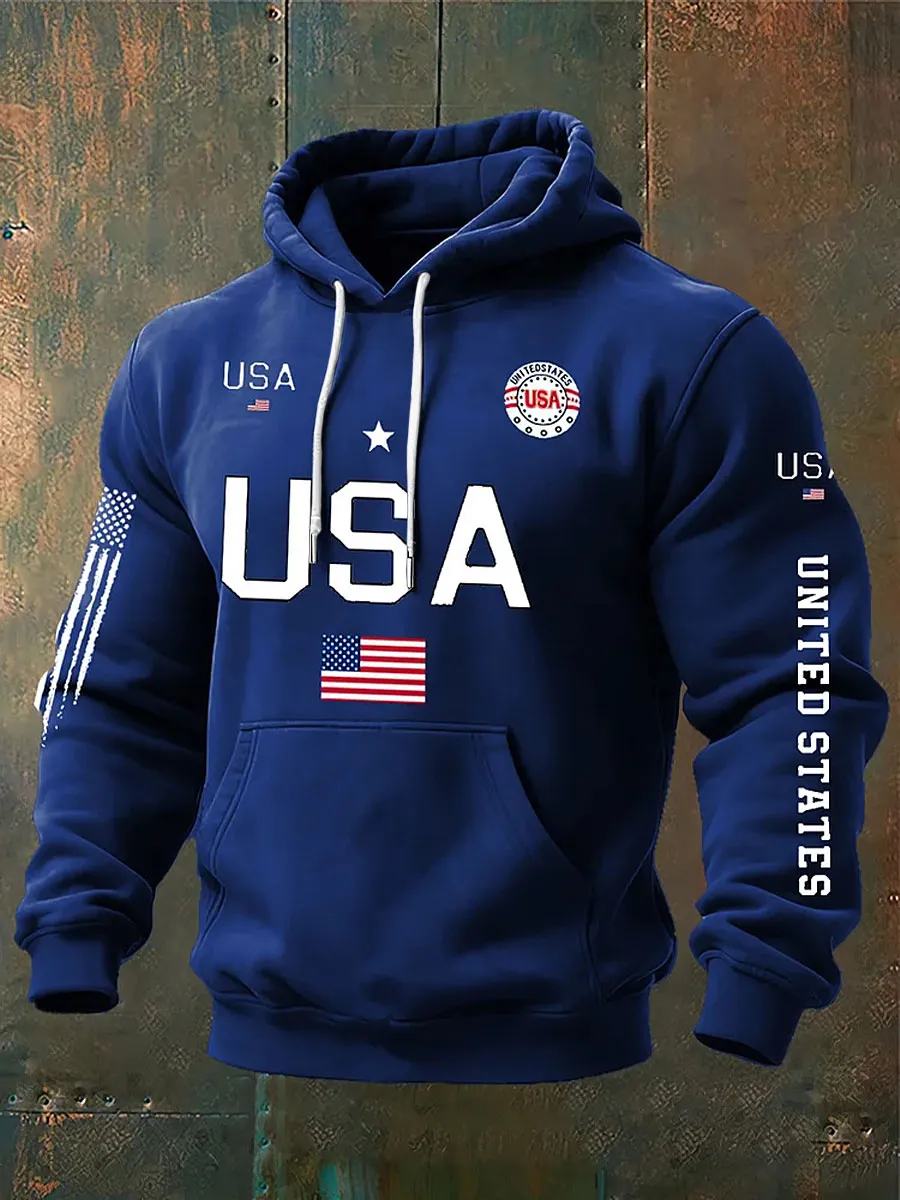Men's USA Patriotic Hoodies