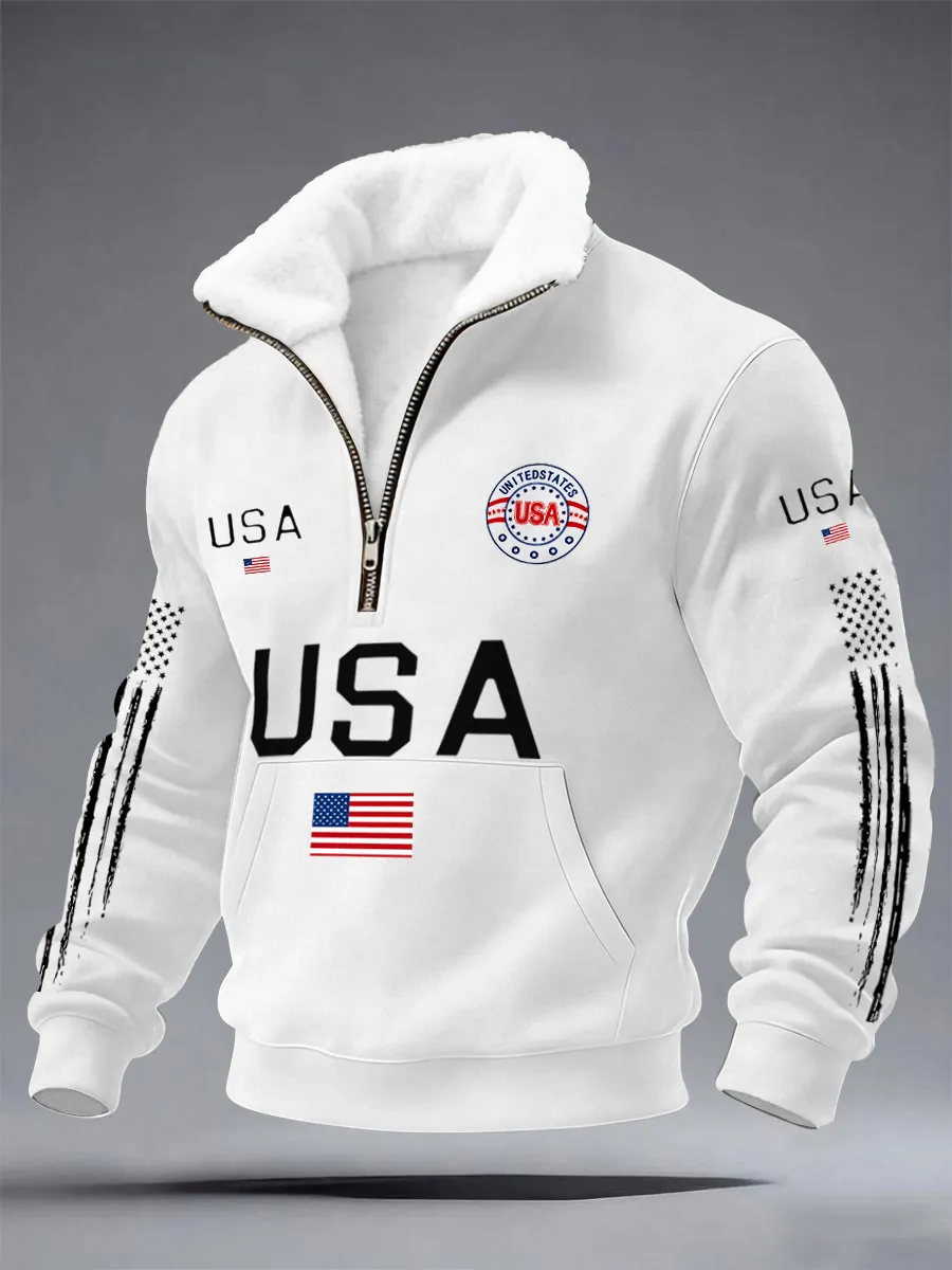 Men's USA Flag Sweatshirts