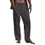 Mens Casual Linen Pants Loose Fit Wide Leg Pants Elastic Drawstring Waist Straight-Legs Summer Yoga Beach Long Pants