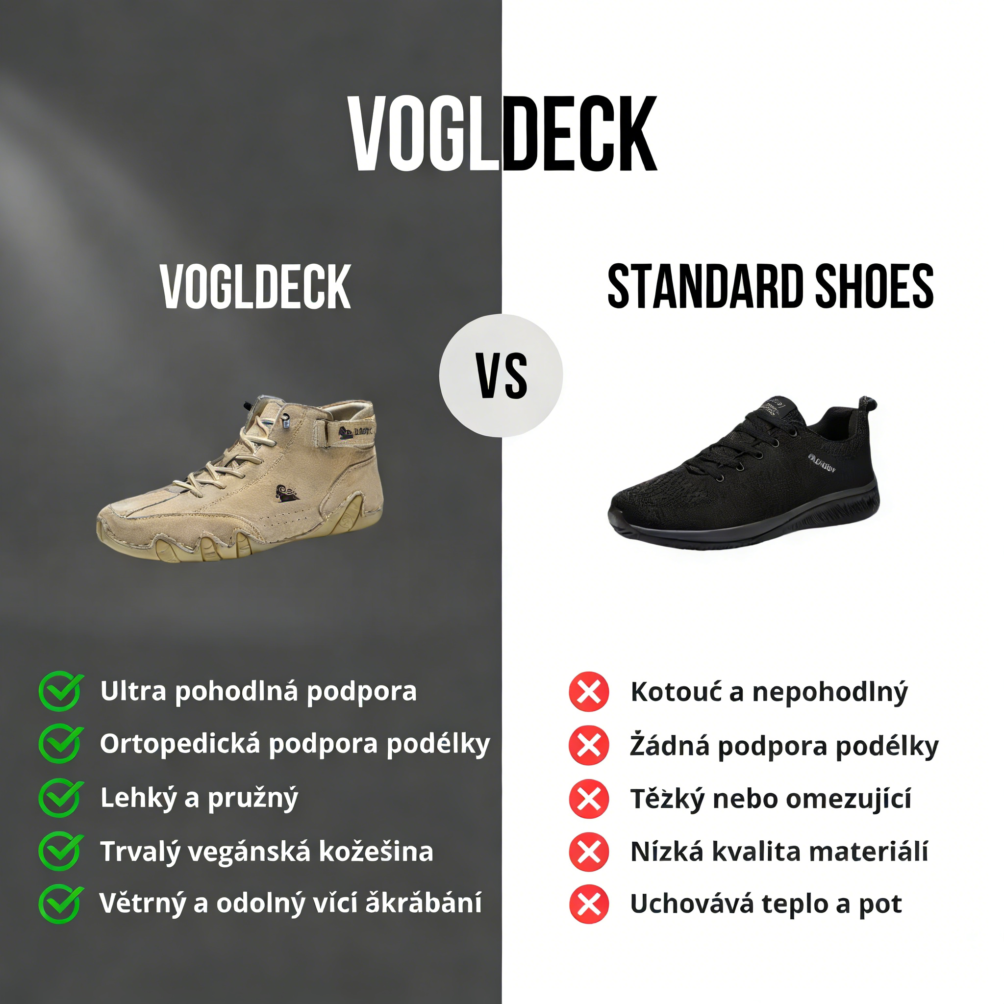 Vodotěsná a prodyšná ortopedická obuv