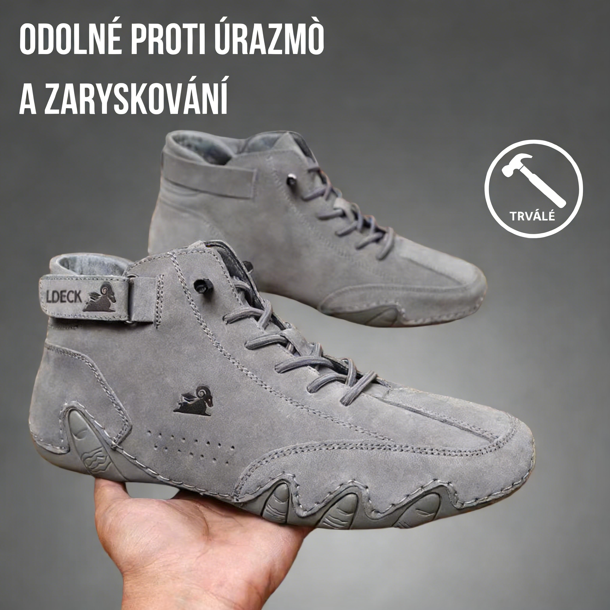 Vodotěsná a prodyšná ortopedická obuv
