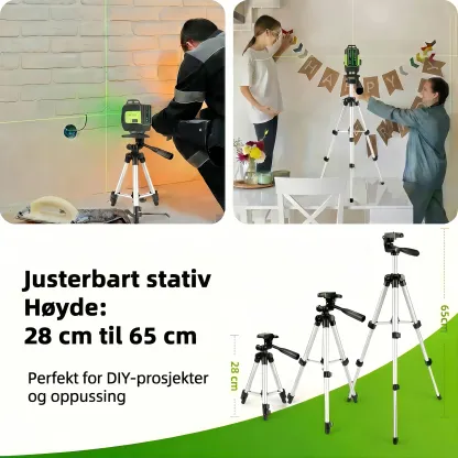 SEEKTOOL LX360 Pro – 4x360° grønn lasernivå