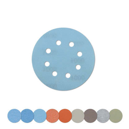5 inch 8 holes flexible film sanding disc