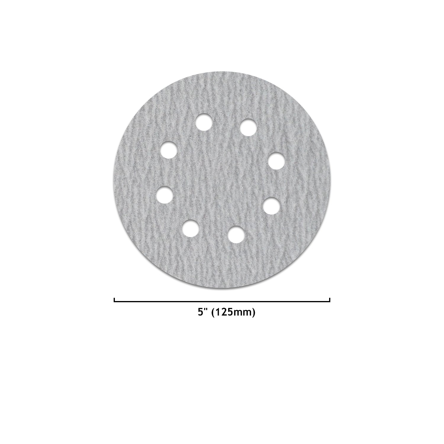 5 Inch 8 Holes Hook and Loop White Sanding Discs