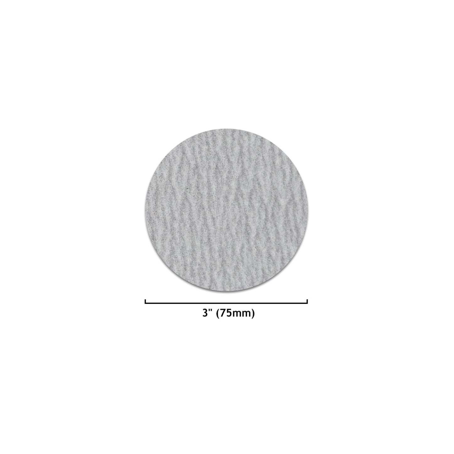 3 inch white hook and loop sanding discs