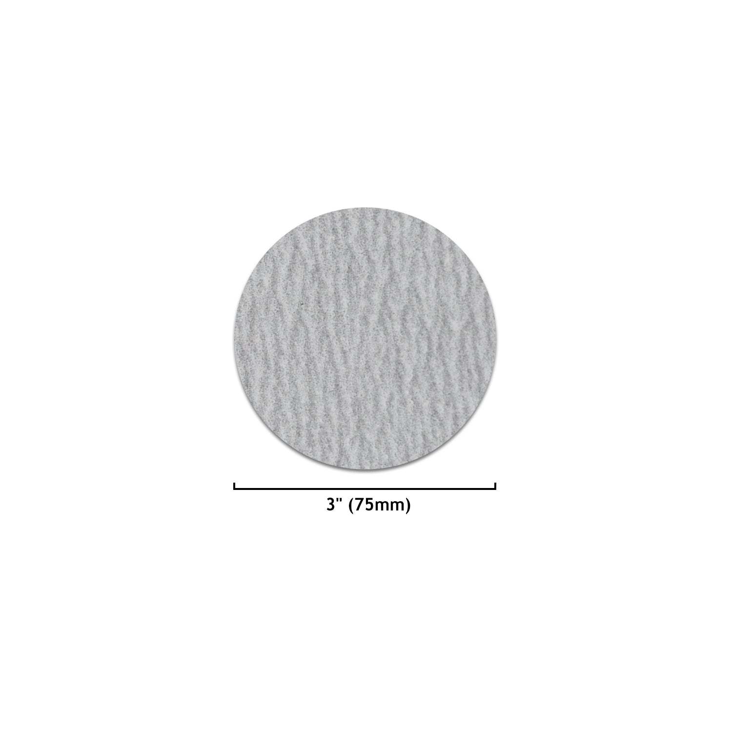 3 inch white hook and loop sanding discs