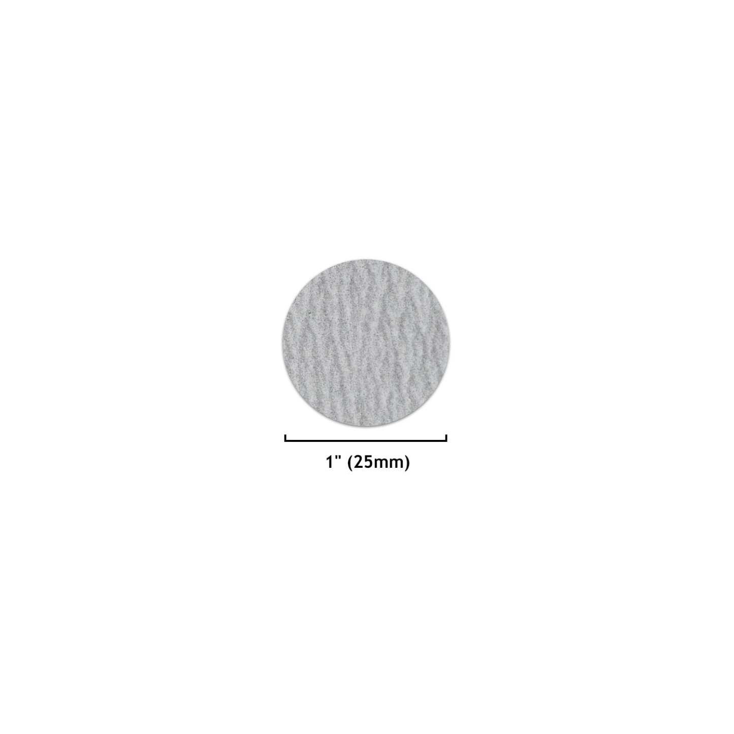 1 inch white hook & loop sanding disc
