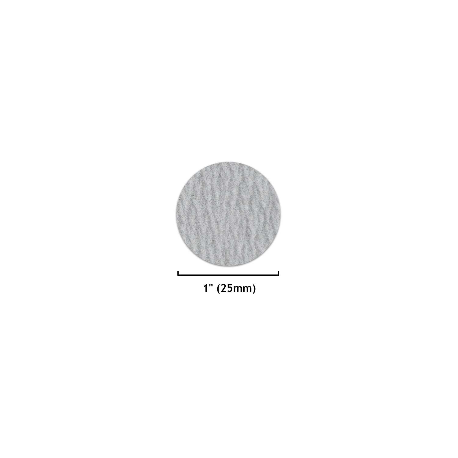 1 inch white hook & loop sanding disc
