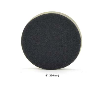 6 inch sponge backed hook & loop sanding discs