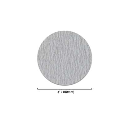 4 inch White Alumina Oxide Hook & Loop Sanding Discs