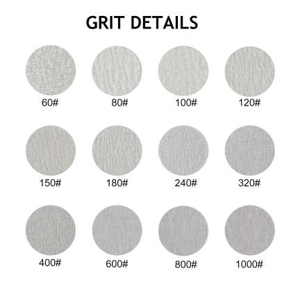 3 inch white hook and loop sanding discs
