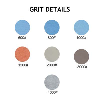 5 Inch Flexible Hook and Loop Film Sanding Discs 