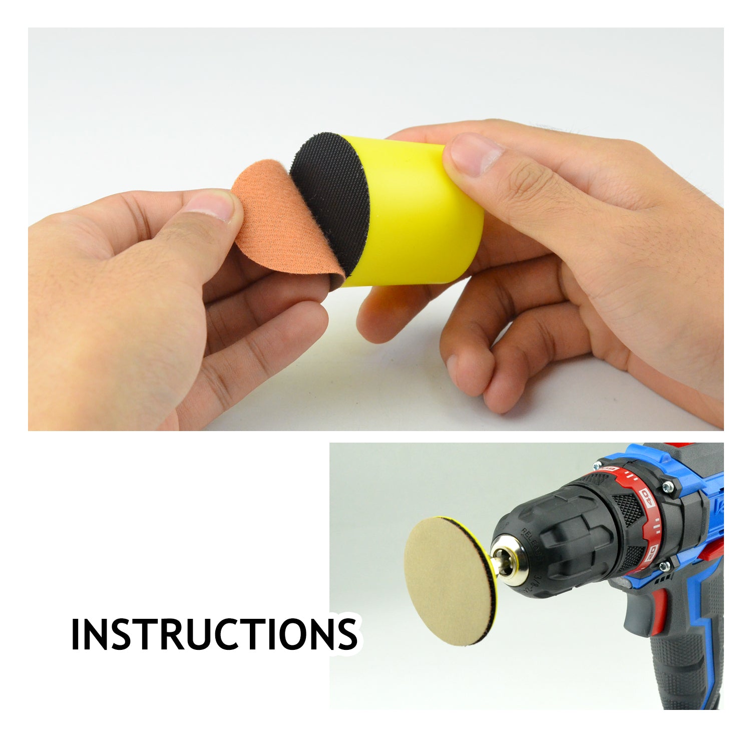 2 inch silicon carbide hook & loop sanding disc