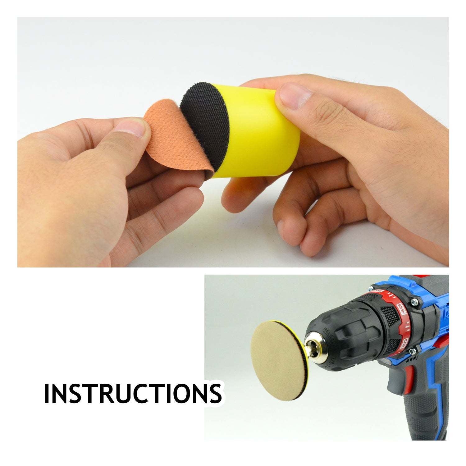 2 inch silicon carbide hook & loop sanding disc