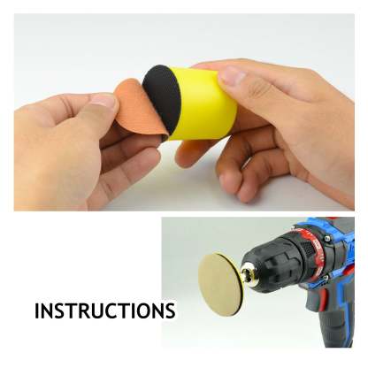 2 inch silicon carbide hook & loop sanding disc