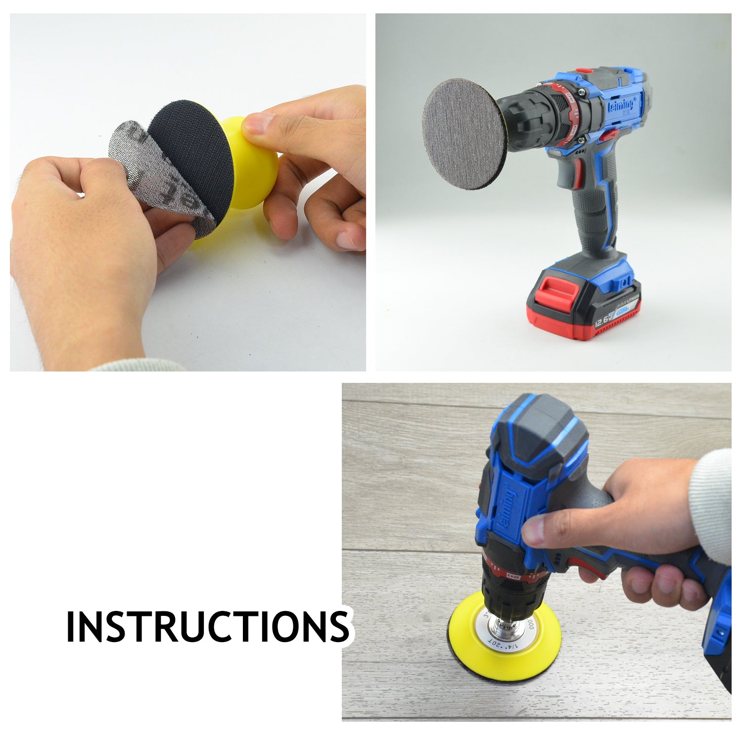 3 inch mesh sanding disc