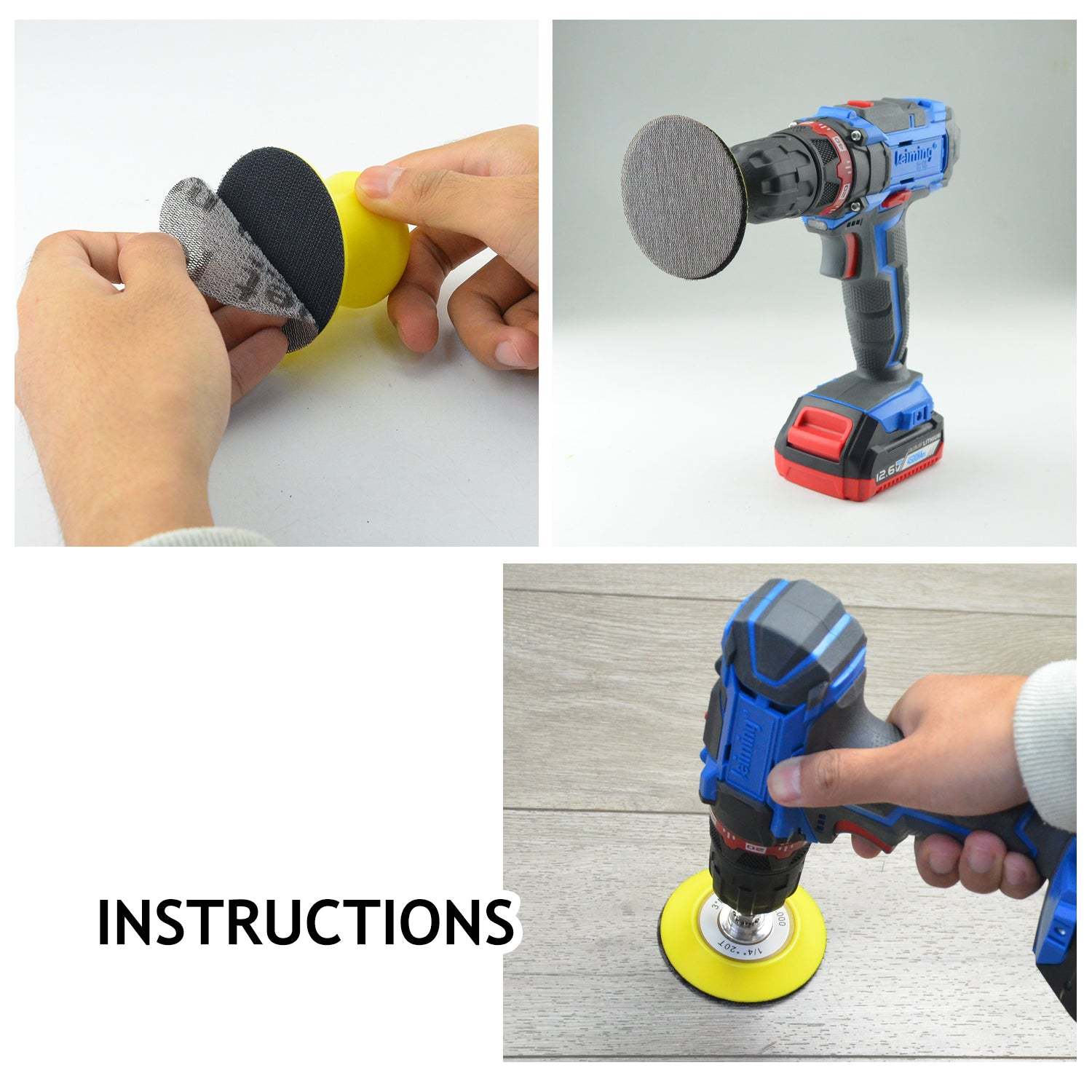 3 inch mesh sanding disc