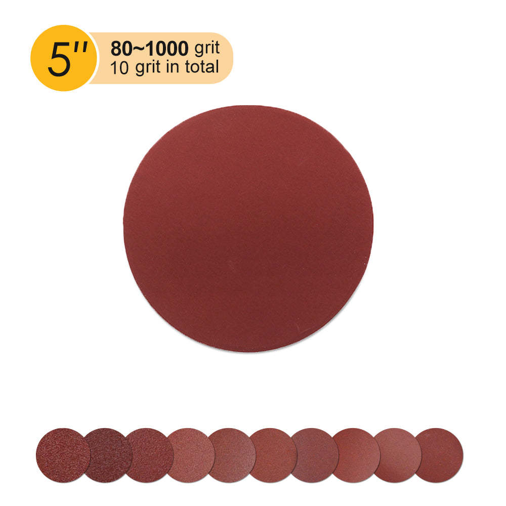 5 Inch PSA Adhesive Backed Aluminum Oxide Sanding Disc