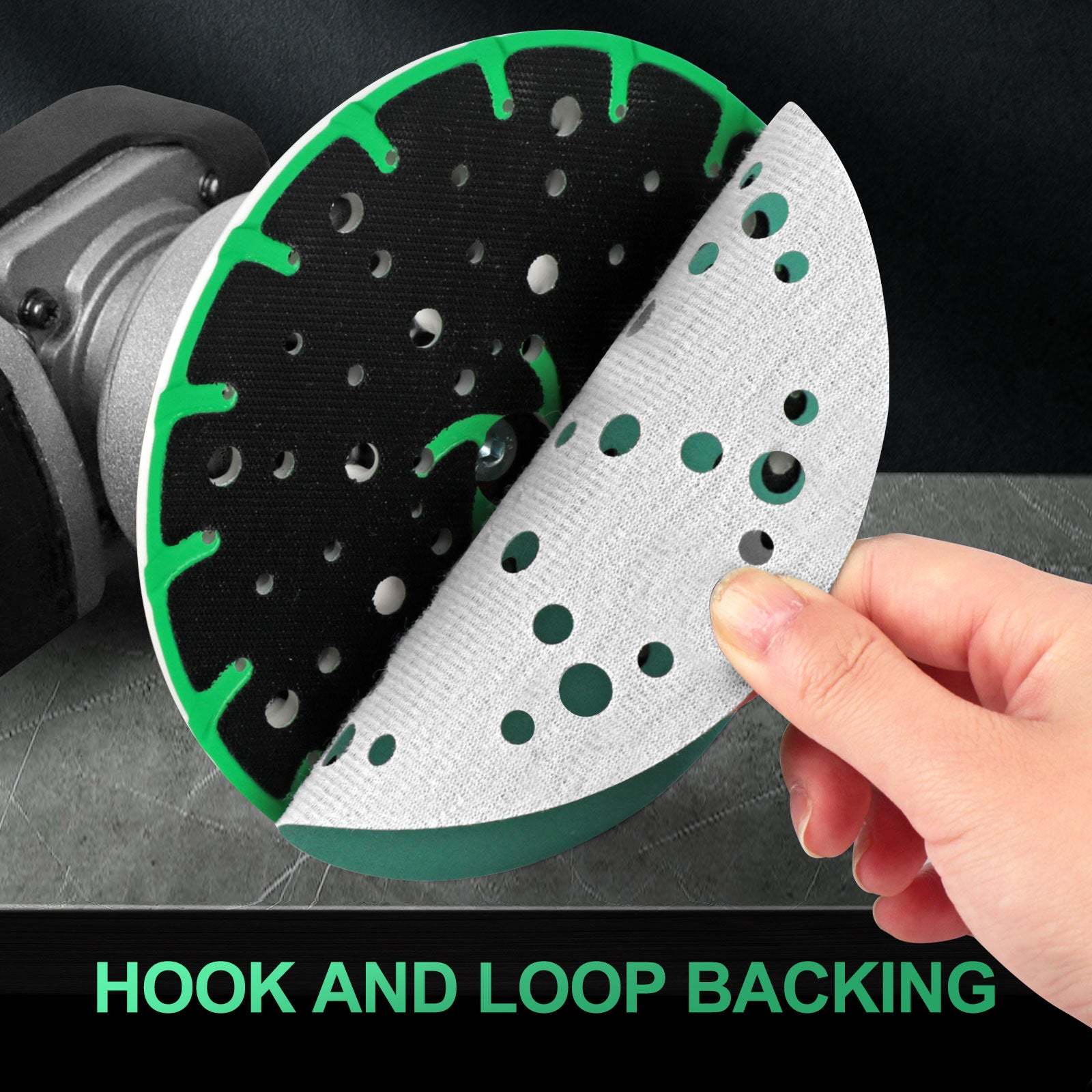 6 inch 49 holes FESTOOL hook and loop green sanding disc