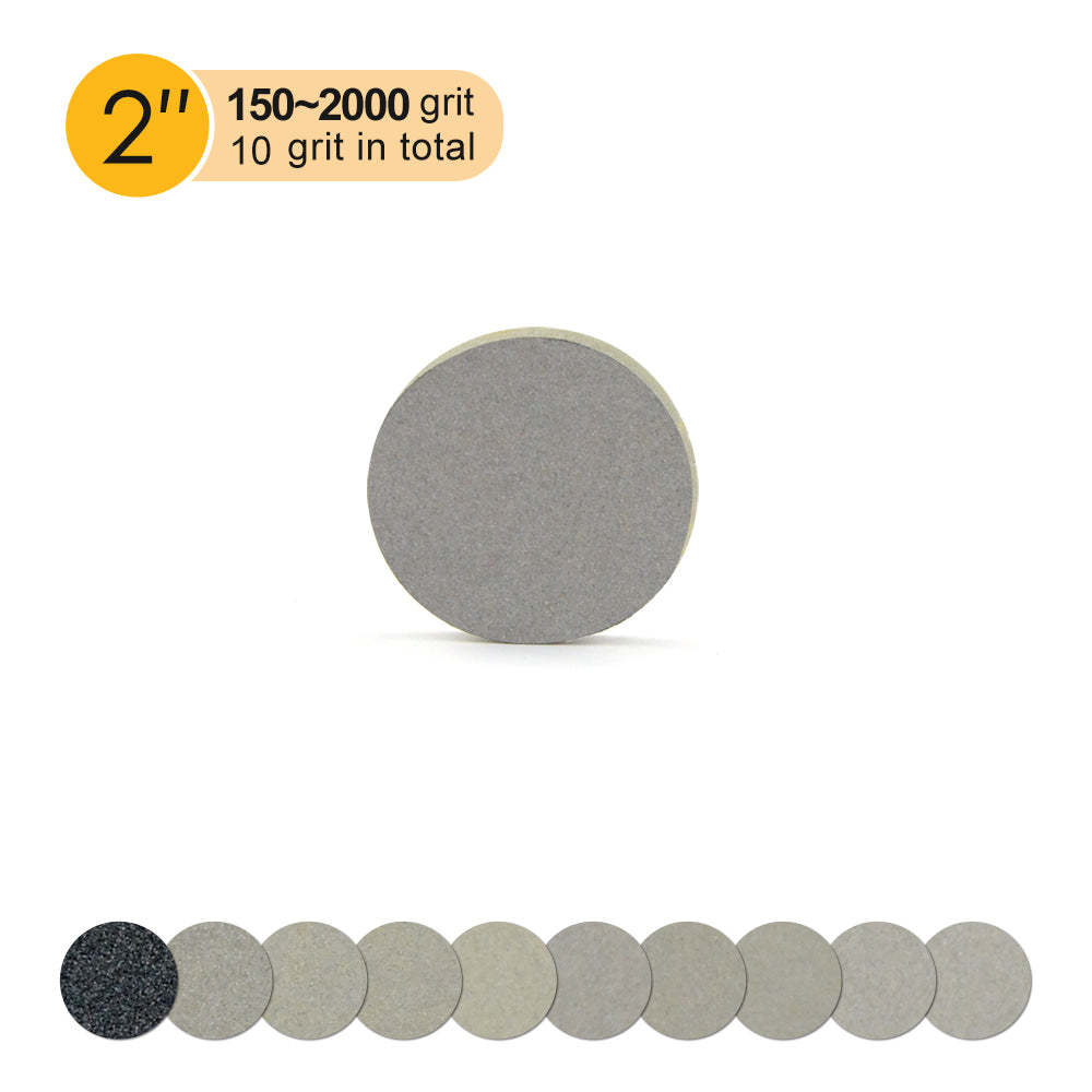 2 inch sponge-backed sanding disc
