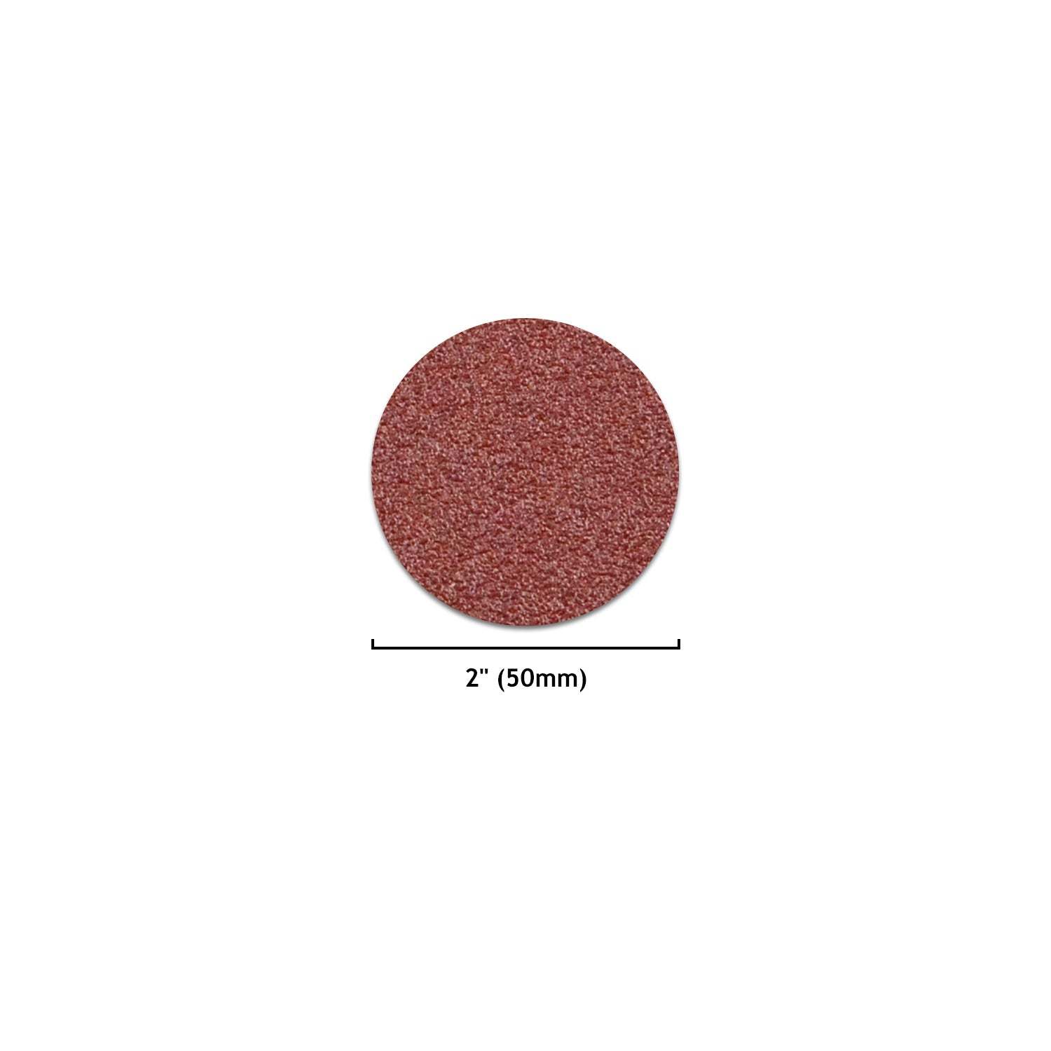 2 inch red alumina Hook & Loop sanding discs 