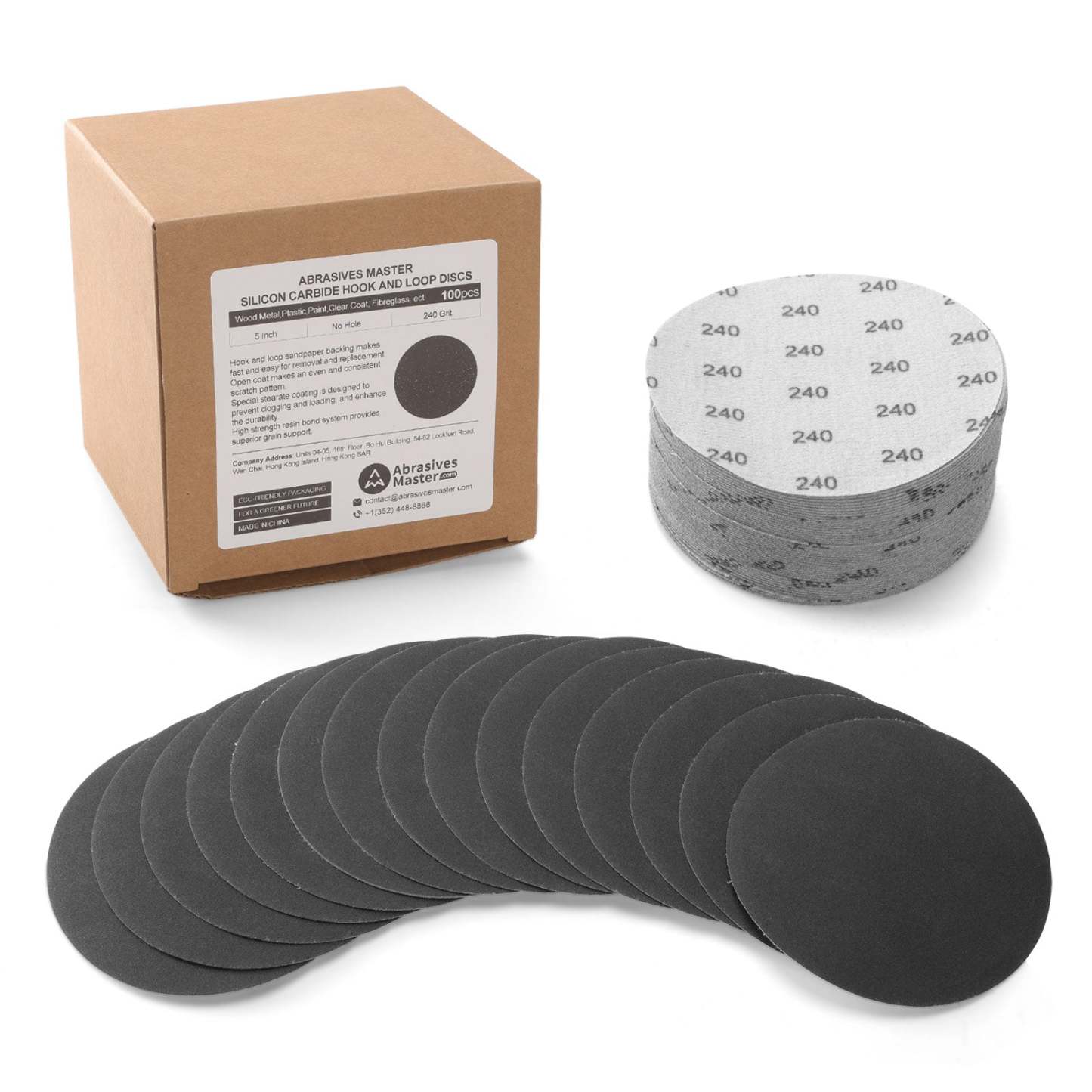 Silicon Carbide Sanding Discs – Hook & Loop Pads, Wet & Dry Use, 1"–6", 60–10000 Grit