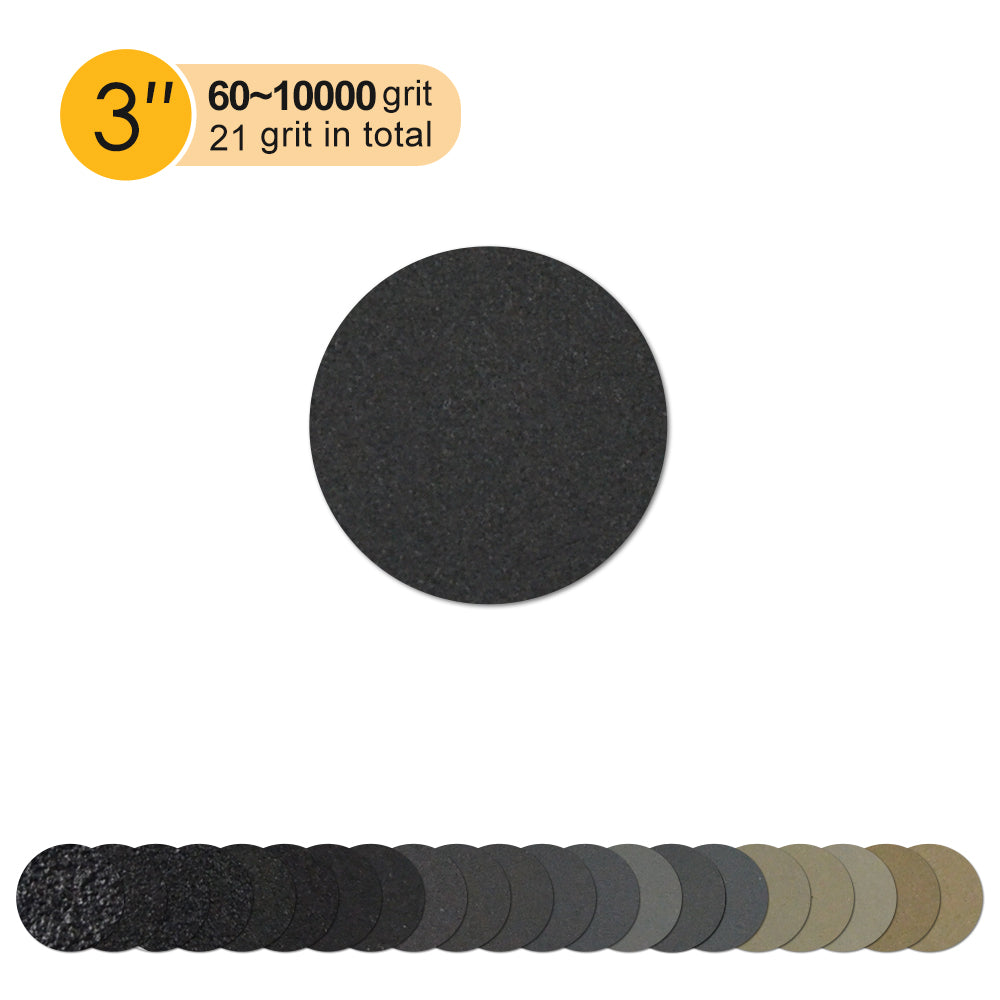 3 inch Silicon Carbide Hook & Loop Sanding Discs 