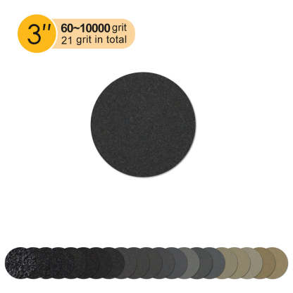 3 inch Silicon Carbide Hook & Loop Sanding Discs 