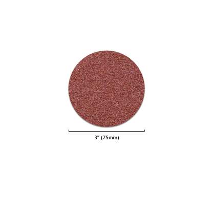 3 Inch Red Alumina Hook & Loop Sanding Discs