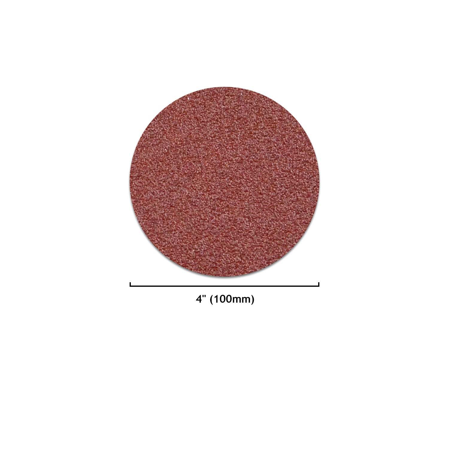4 inch Red Aluminum Oxide Hook & Loop Sanding Discs