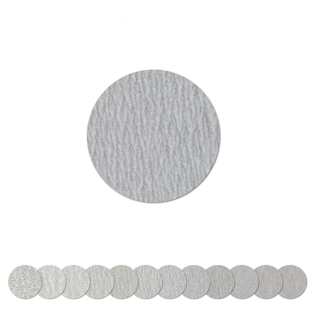 4 inch White Alumina Oxide Hook & Loop Sanding Discs