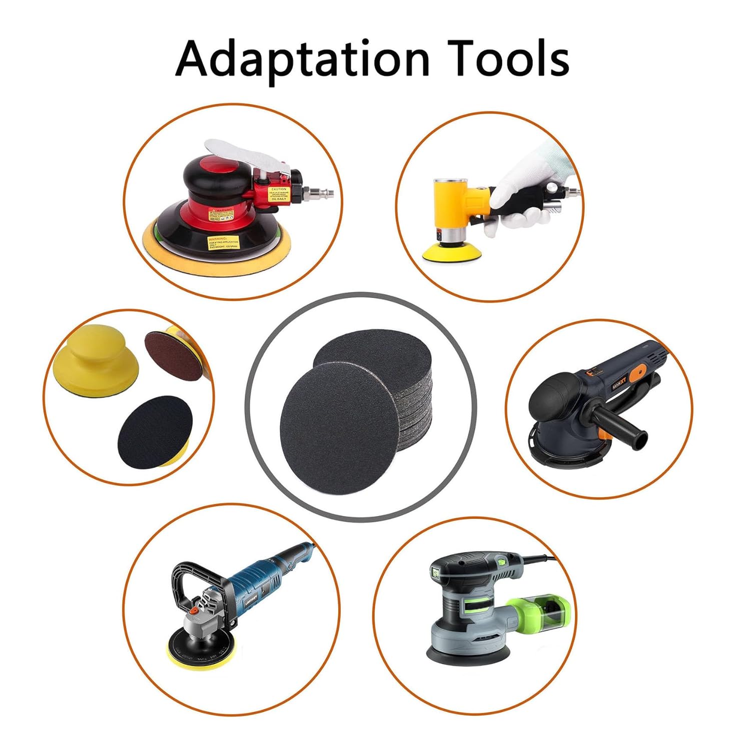 Silicon Carbide Sanding Discs – Hook & Loop Pads, Wet & Dry Use, 1"–6", 60–10000 Grit