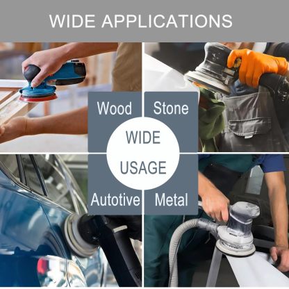 Silicon Carbide Sanding Discs – Hook & Loop Pads, Wet & Dry Use, 1"–6", 60–10000 Grit