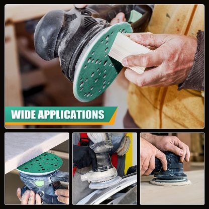 6 inch 49 holes FESTOOL hook and loop green sanding disc