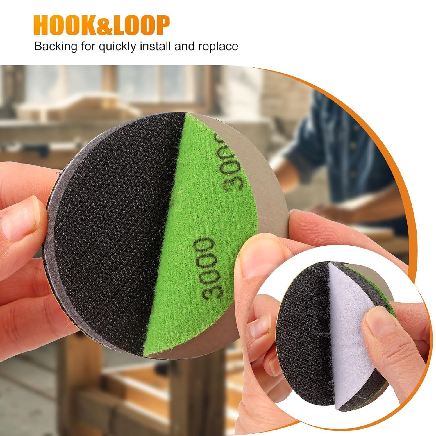 Silicon Carbide Sanding Discs – Hook & Loop Pads, Wet & Dry Use, 1"–6", 60–10000 Grit