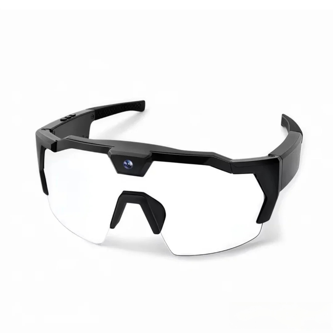 Video Recording Wrap Sunglasses with Photo Mode